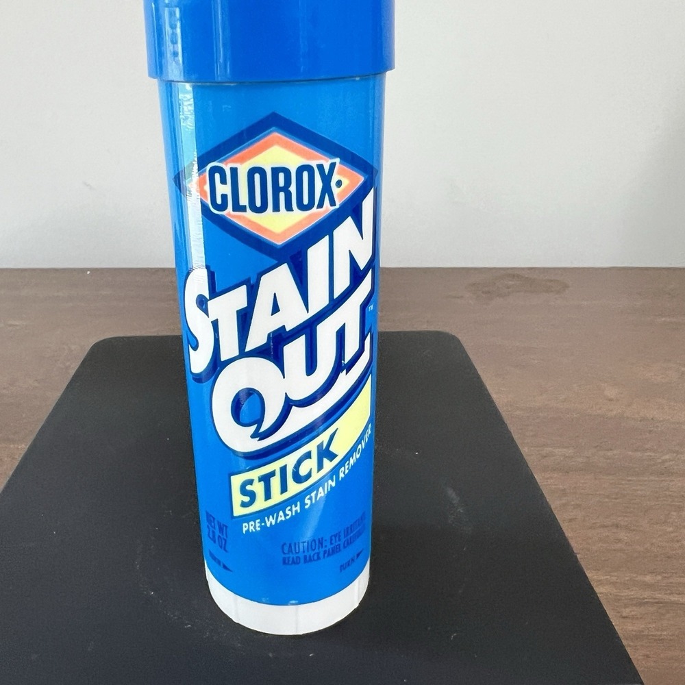 Clorox Stain Out Stick Pre-Wash Stain Remover 2.3 oz Discontinued Vintage 1992